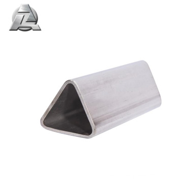 pure alloy silver aluminium triangle tube